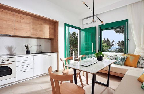 Koutsounari Villa | Beachfront Villa Kirvas: Ocean View & Private Pool Retreat