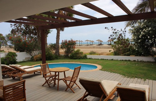 Santa Maria Villa | Seaside Retreat: Beachfront Villa Tortuga with Pool & Spa