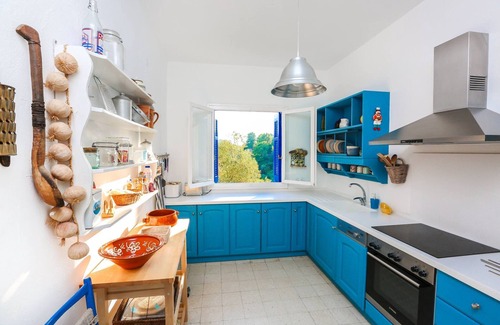 Katsarou Villa | Beachfront Villa with Private Sandy Beach and Family Amenities