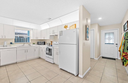 Indialantic House | Beachside Getaway: Pet-Friendly Duplex with Pool & Patio