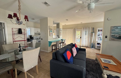 Jacksonville Beach House | Beachside Retreat with Ocean View & Family-Friendly Amenities