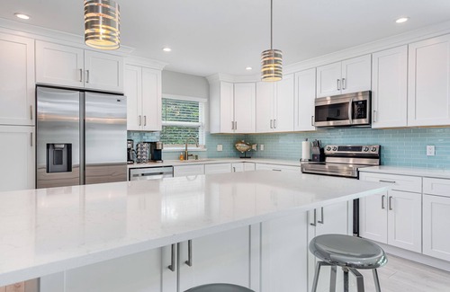Seacoast Shores House | Beachside Retreat with Private Pool & Pet-Friendly Yard