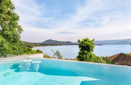 Moo 5 Villa | Beachside Villa at Sunset Cove Bay with Ocean and Mountain Views