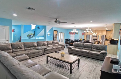 South Padre Island House | Exceptional Beach View Retreat with Heated Pool & Spa