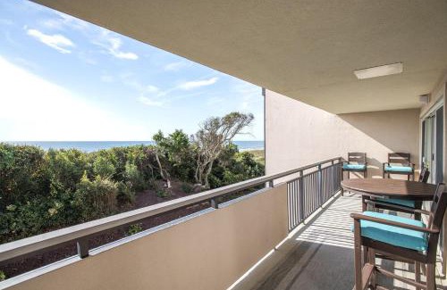 Pine Knoll Shores Apartment | Oceanfront Beachwalk 205: Ideal Family Getaway Spot