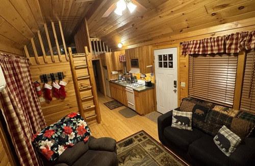 South Bloomingville Cabin | Inviting Bear Cabin in Hocking Hills: 9.8 Rated Getaway