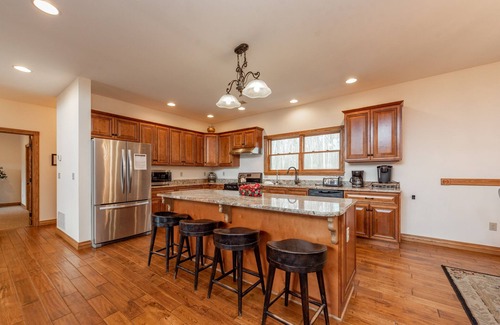Oakland House | Bear Foot Cove: Lakefront Retreat with Hot Tub & Fire Pit