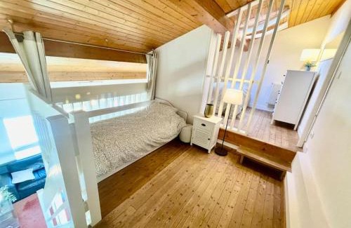 Cabourg Apartment | Beautiful Duplex Loft Steps from Beach and City Center
