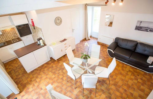 Saint-Jouan-des-Guerets Apartment | Inviting Apartment for 5 with Pool, Terrace & Ocean View