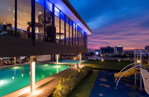 Malacca City Apartment | Inviting 1BR Suite with Garden View & Great Amenities