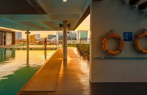Malacca City Apartment | Inviting 1BR Suite with Garden View & Great Amenities
