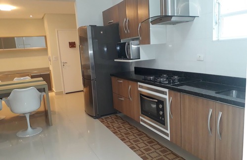 Canto do Forte Apartment | Elegant 2 Bedroom Apartment with Pool in Canto do Forte