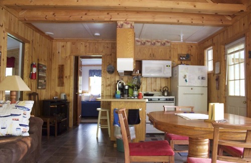 Pine River Cabin | Inviting Lakeside Cabin with Ocean Views and Family Amenities