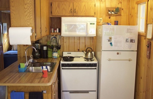 Pine River Cabin | Inviting Lakeside Cabin with Ocean Views and Family Amenities
