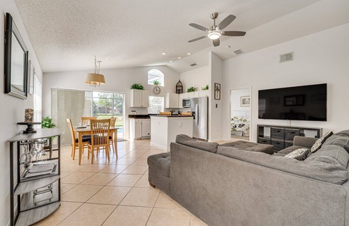 Haines City House | Premier 3-Bedroom Home with Private Pool & Golf Course View