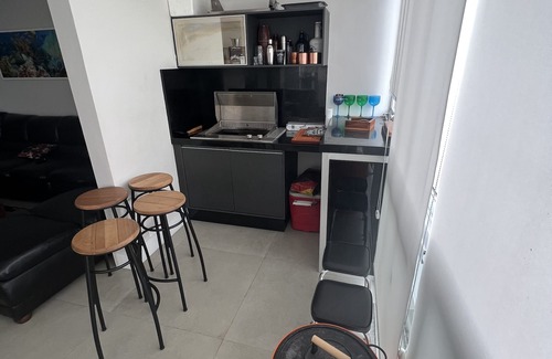 Jardim Sao Miguel Apartment | Inviting Enseada Apartment with Gourmet Balcony & Ocean View