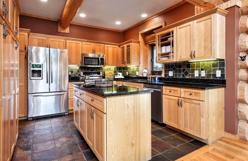 Maple Lake Cabin | Idyllic Lakefront Log Cabin with Pool and Hot Tub Getaway