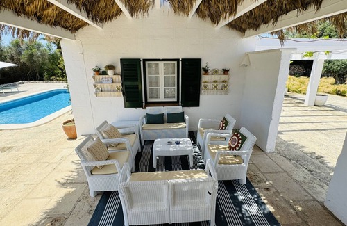 Sant Lluis House | Elegant 5-Bedroom Country House with Free WiFi & Pool
