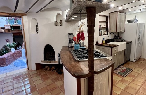 Historic Eastside House | Historic Adobe Retreat Near Canyon Road with Spa & Hot Tub