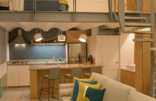 Puebla House | Charming Loft Retreat in Puebla with Kitchen Amenities