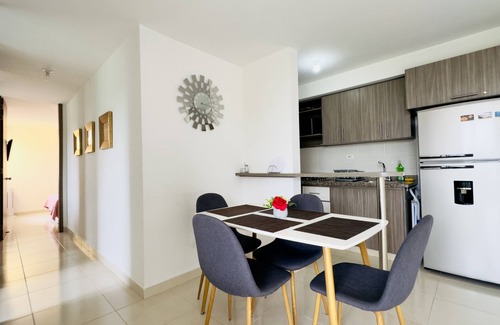 Pereira Apartment | Ideal Fully Furnished Apartment with Pool & Pet-Friendly Perks