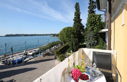 Gardone Riviera Apartment | Scenic Lakefront Apartment with Balconies for 8 Guests