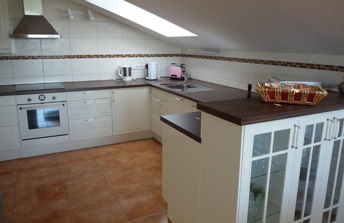 Riegenroth Apartment | Beautiful apartment with stunning views of the valley and a large play area