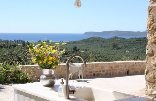 Gythio House | Majestic Mountain Retreat with Breathtaking Ocean Views