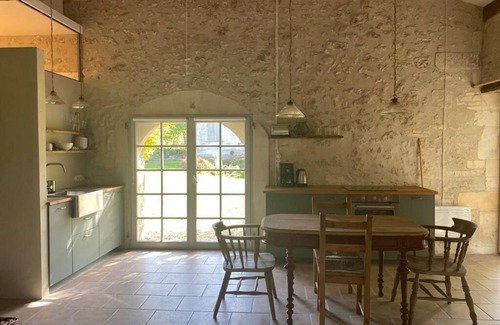 Bourg-Charente House | Idyllic Boathouse Retreat with Private Pool & River Views