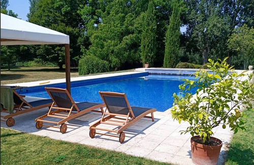 Bourg-Charente House | Idyllic Boathouse Retreat with Private Pool & River Views