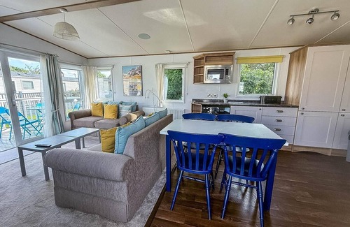 Saxmundham House | Delightful Caravan with Decking at Carlton Meres Holiday Park