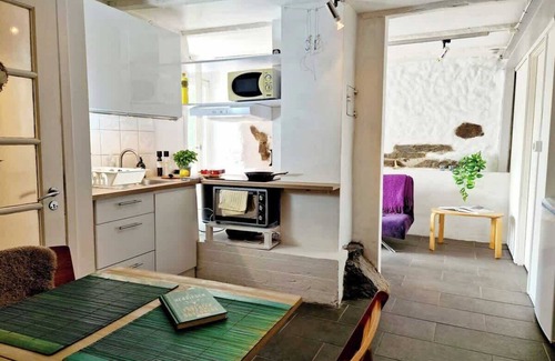 Bergen City Centre Condo | Beautiful condo near Bryggen, Balcony, Fireplace