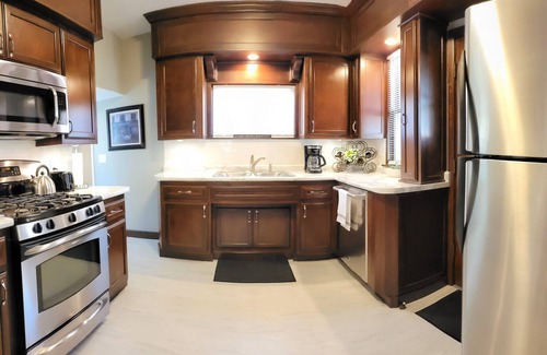 South Beloit House | Charming Craftsman Home with Fenced Yard & Pool Access