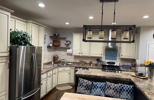 Bernardsville House | Serene Stay: Custom Home with Movie Room & Spa Amenities