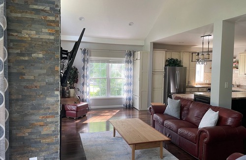 Bernardsville House | Serene Stay: Custom Home with Movie Room & Spa Amenities