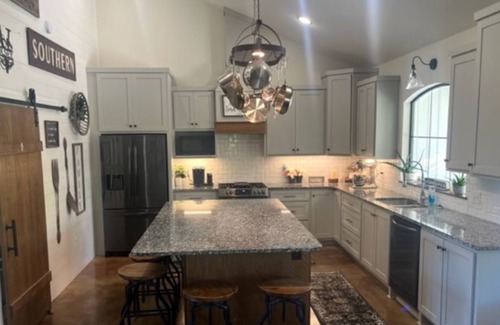Golden Other | Beautiful farm home with pool, outdoor living space and pond