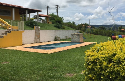 Socorro House | Beautiful farm: large house, barbecue, swimming pool, playground for children ..