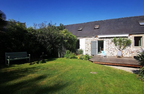 Morlaix House | Idyllic Farmhouse with Pool & Garden, Near Historic Center
