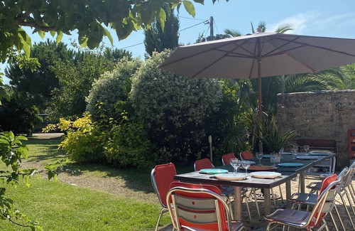 Plobannalec-Lesconil House | Charming Stone Property with Heated Pool & Ocean Views