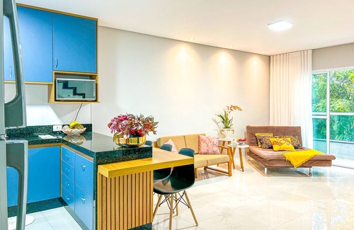 Boituva Apartment | Inviting Full Duplex Apartment with Gourmet Kitchen & Office