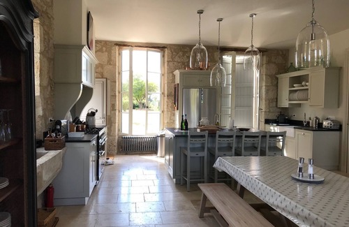 La Romieu House | Elegant Gascon Manor House with Private Pool & Ocean View