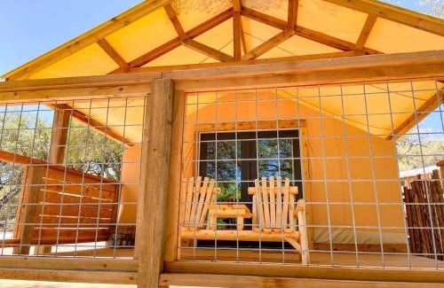 Ingram Other | Beautiful Glamping Tented Cabin in Ingram, Texas, with Access to the Guadalupe River