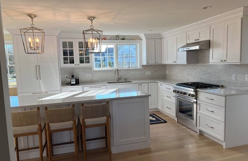 West Yarmouth House | Idyllic Great Island Pool Home with Private Beaches & Ocean Views