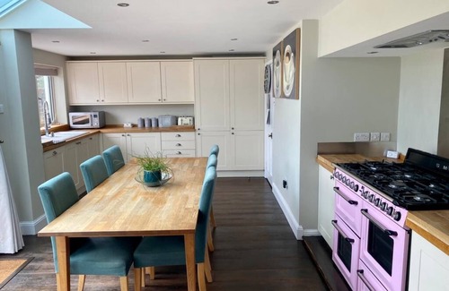 Birdham House | Cozy Birdham Retreat Steps from the Beach with Pool
