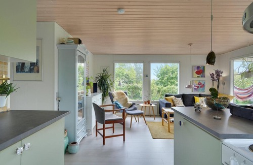Haarby House | Cozy Forest Retreat with Ocean and Lake Views