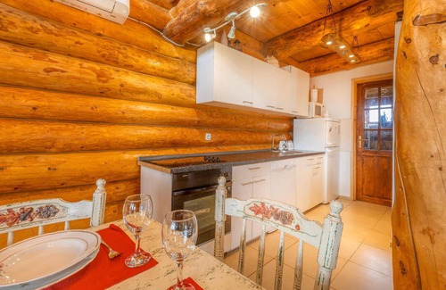 Lovinac House | Inviting Wooden House with Private Pool and Great Amenities