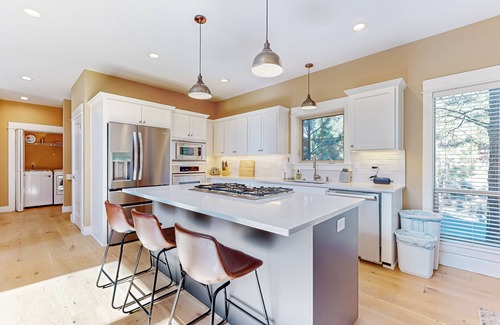 RiverWild House | Idyllic Home with Deck & Hot Tub - Steps from the Slopes