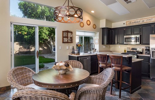 Topaz House | Exquisite Private Backyard Oasis with Saltwater Pool