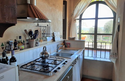 San Giovanni d'Asso Villa | Serene Villa with Private Pool and Panoramic Views