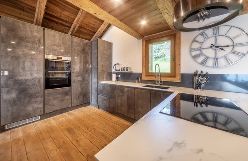 Saint-Jean-dʼAulps Ski Chalet | Exquisite Chalet with Hot Tub & Panoramic Mountain Views
